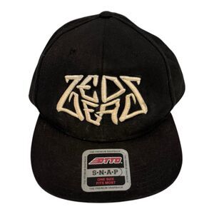 Y2K Zeds dead Baseball Cap hat Black White Embroidered Canadian Band Electronic